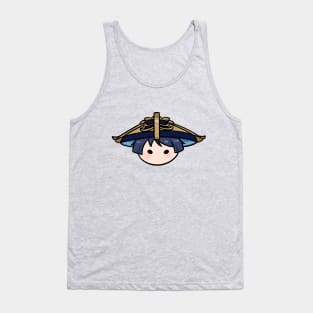 Genshin Impact Wanderer chibi head Scaramouche | Morcaworks Tank Top